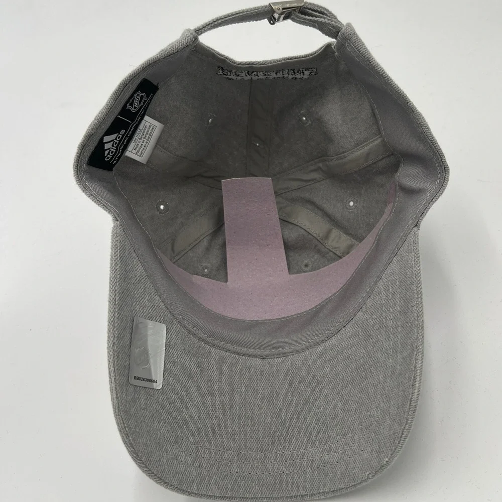 Adidas Pittsburgh Penguins NHL Gray‎ Cotton Adjustable Dad Hat Sample